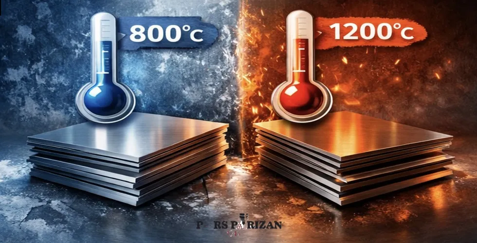 تفاوت-دمای-استیل-۳۰۴-و-۳۱۰